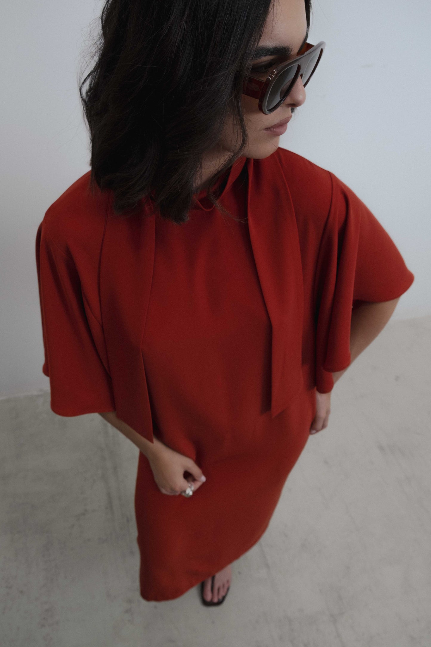VESTIDO MIDI LAZADA