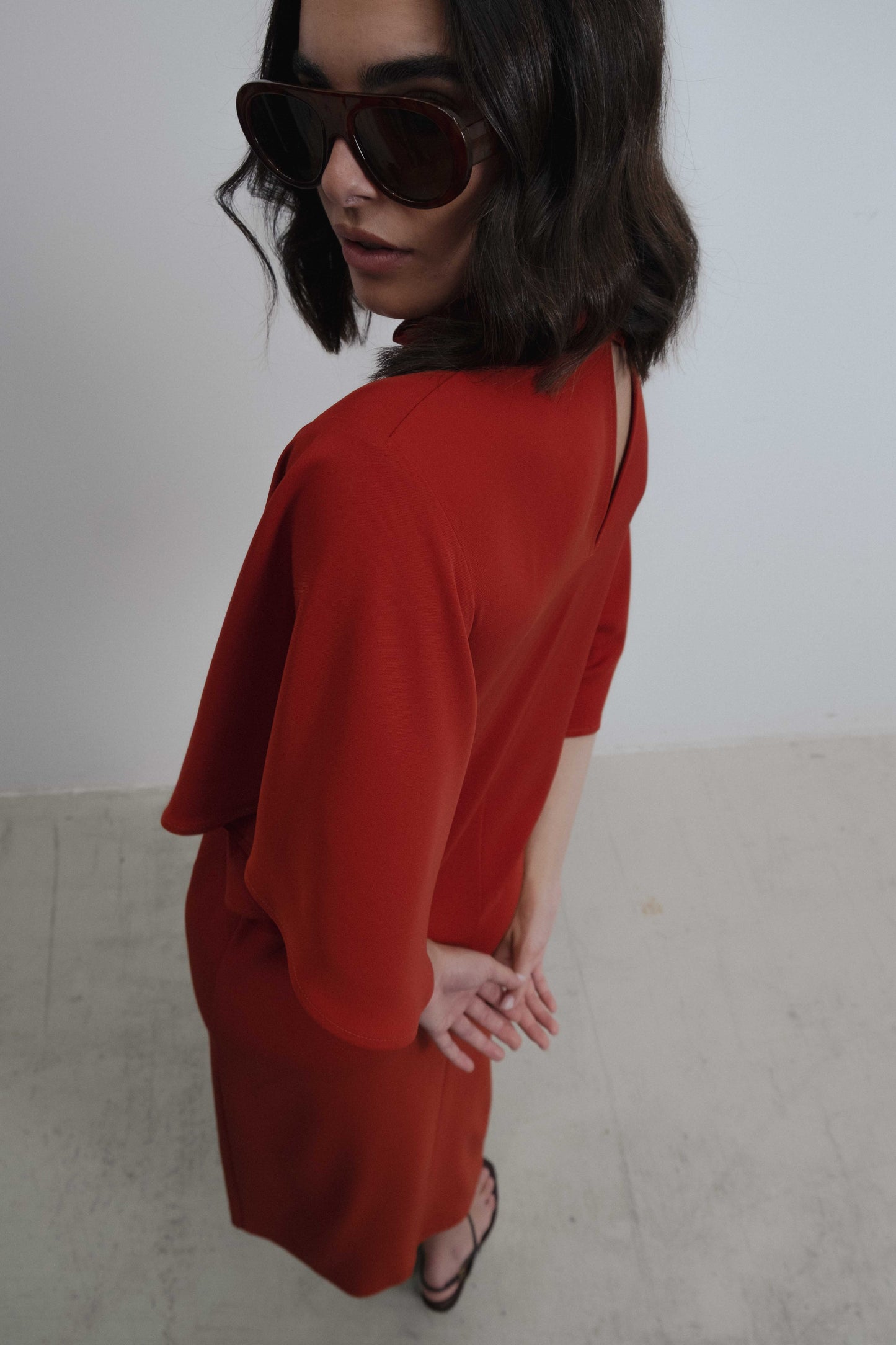 VESTIDO MIDI LAZADA