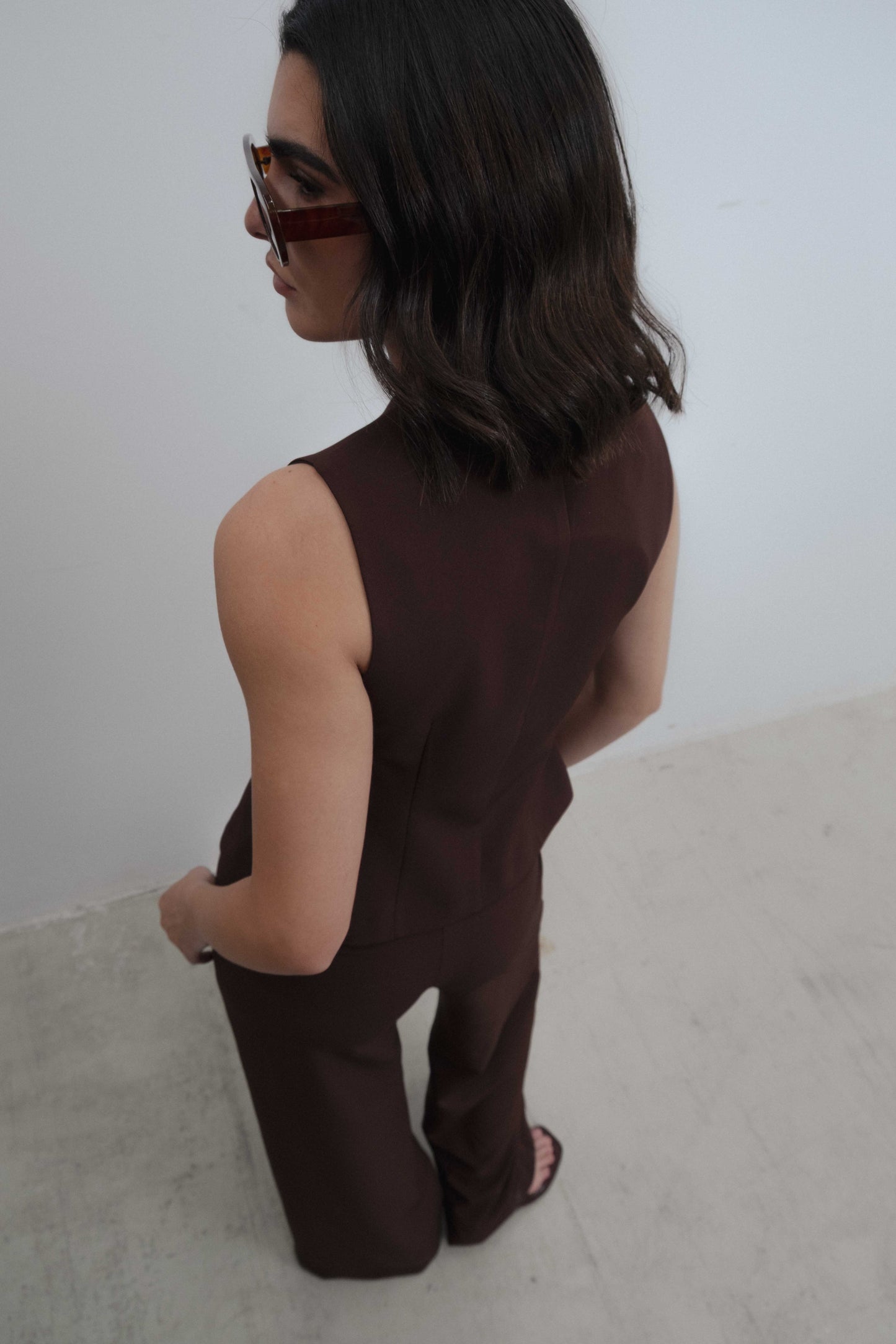 CHALECO CRUZADO BOTONES