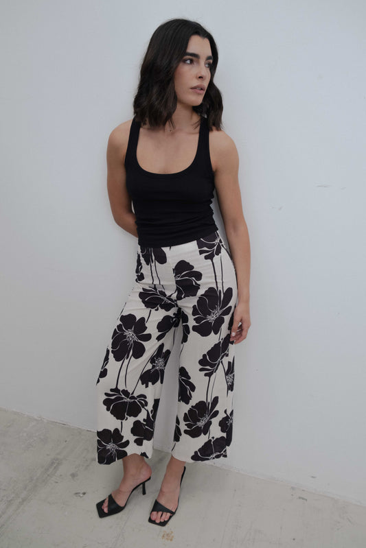 PANTALÓN CULOTTE ESTAMPADO