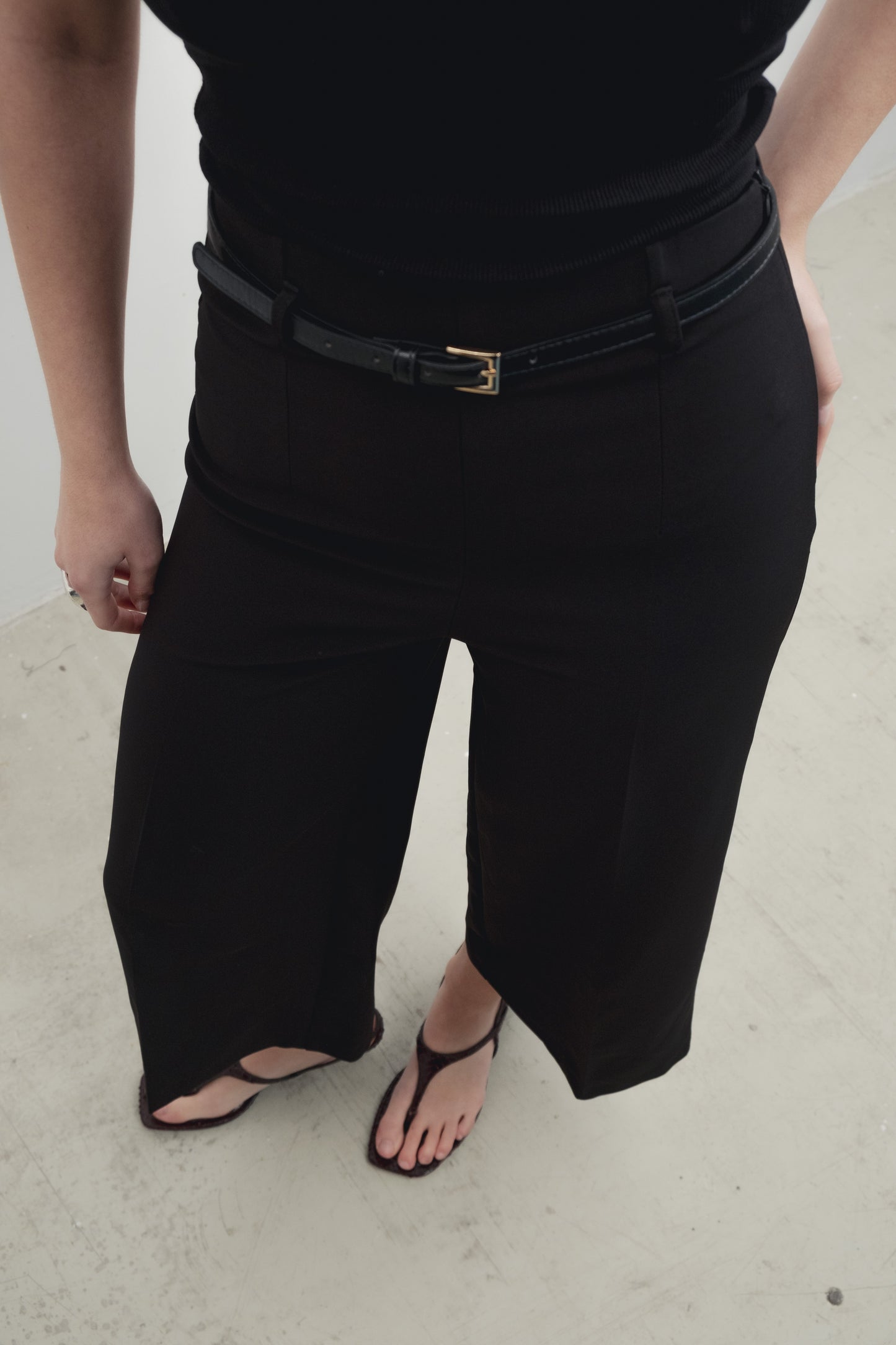 PANTALÓN CULOTTE CINTURÓN