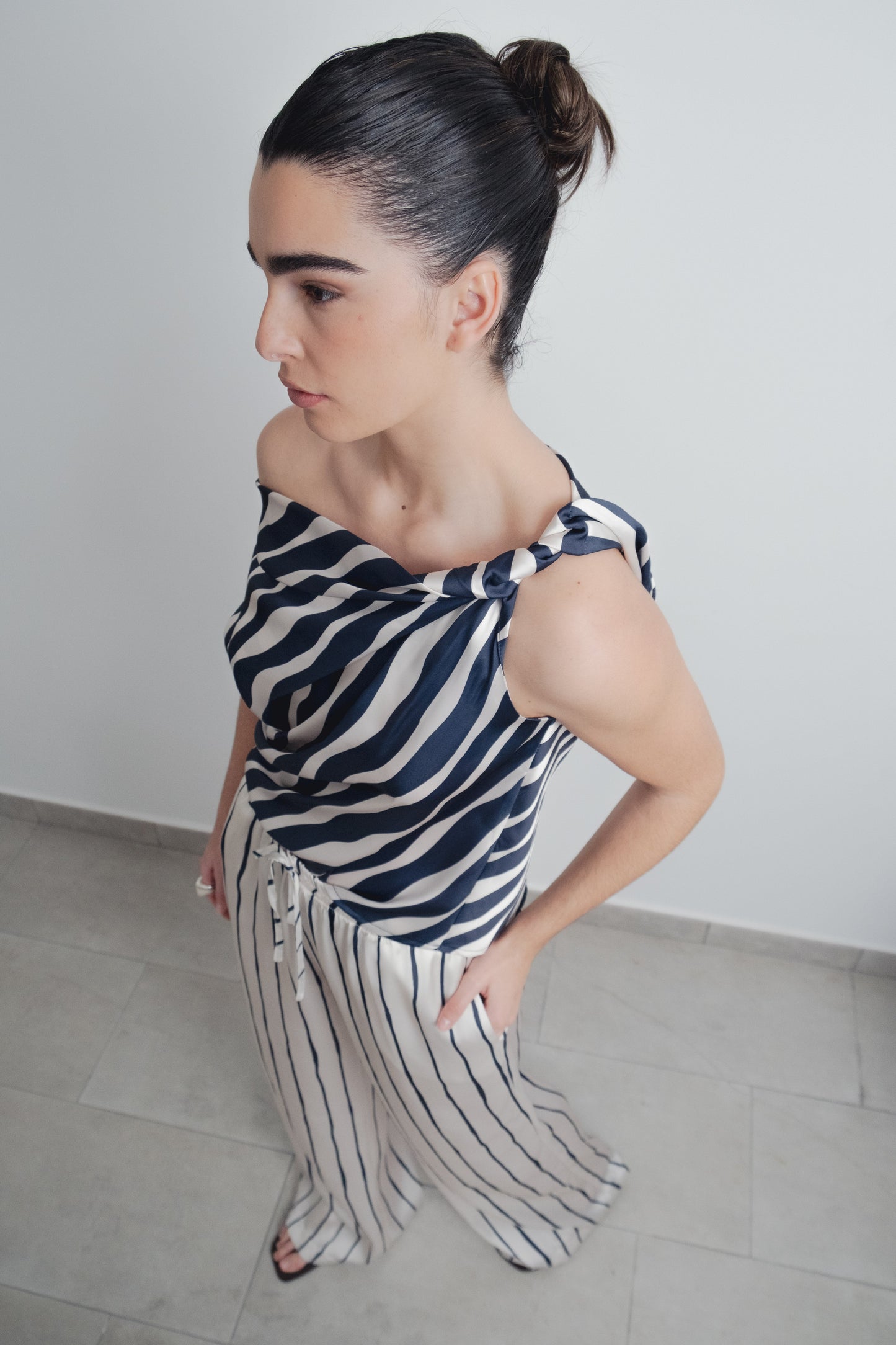 PANTALÓN FLUIDO RAYAS