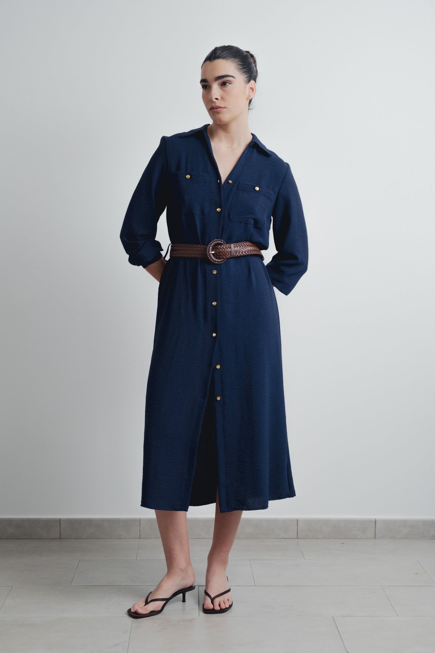VESTIDO CAMISERO