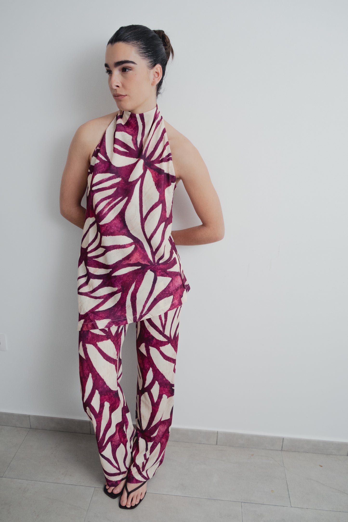 CUERPO HALTER ESTAMPADO