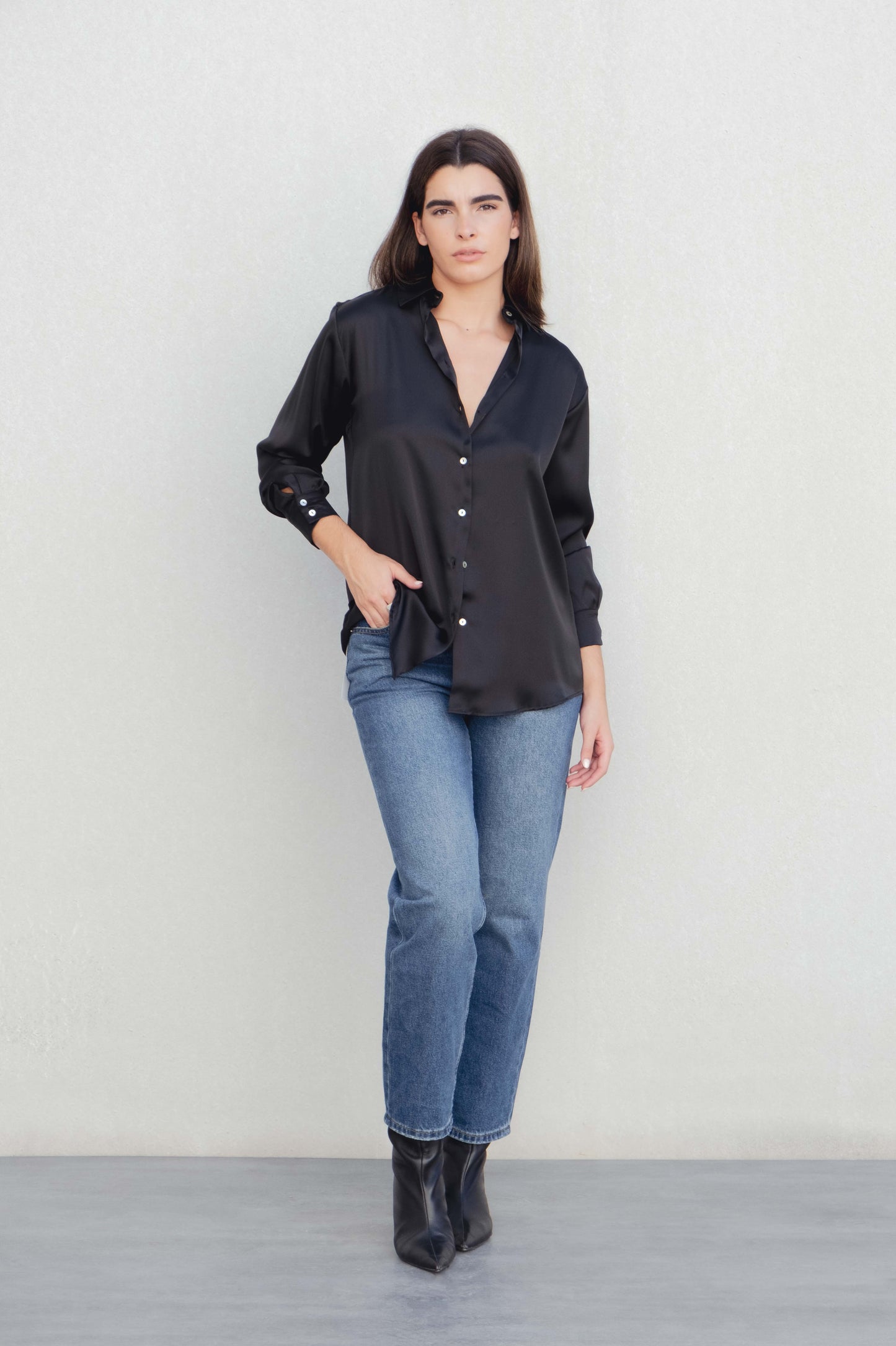 CAMISA SATINADA